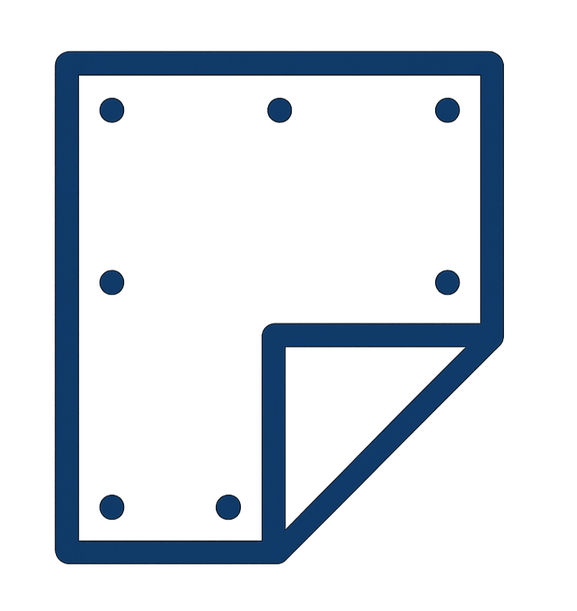 Drywall patch graphic icon – representing repair and texture matching services